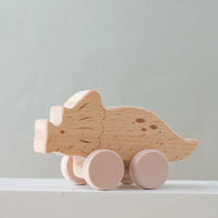 Montessori toy with wheels