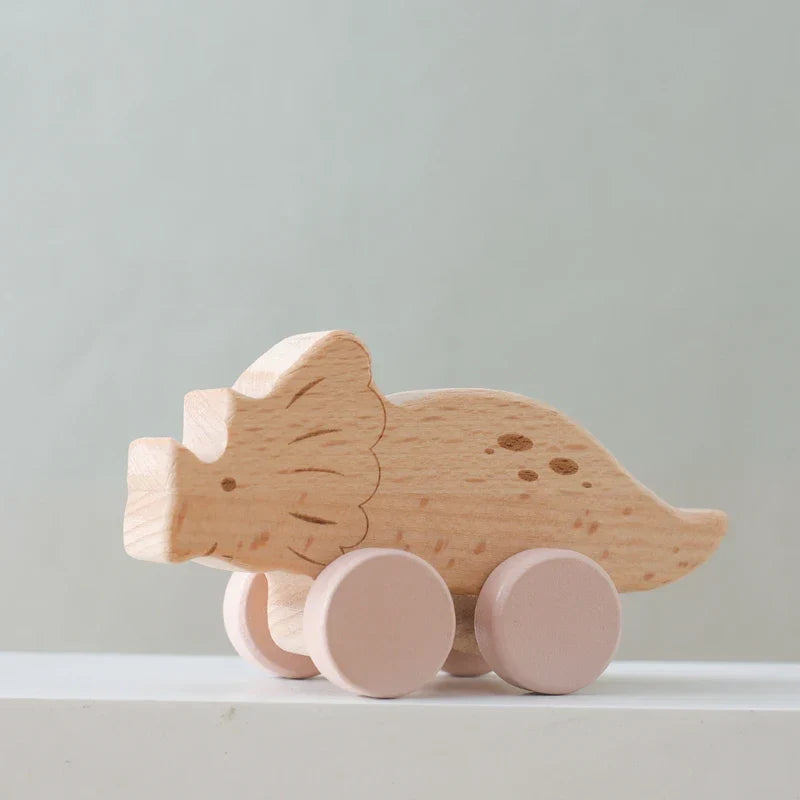 Montessori toy with wheels