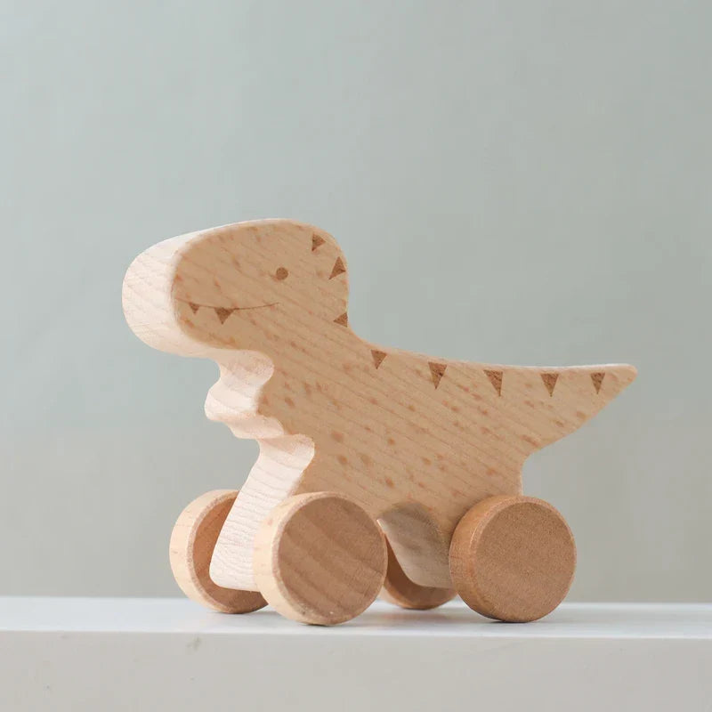 Montessori toy with wheels