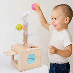 Montessori spiral with balls