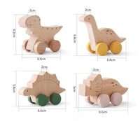 Montessori toy with wheels