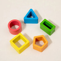 Montessori stacking pyramids