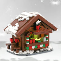 Montessori Christmas building blocks