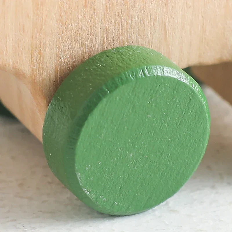 Montessori toy with wheels