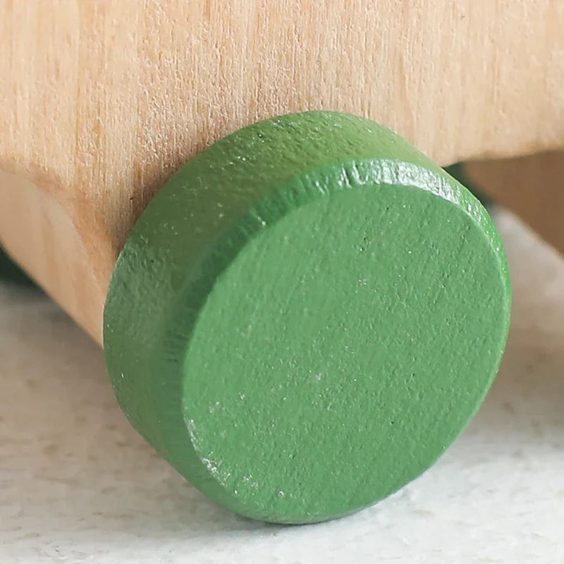 Montessori toy with wheels