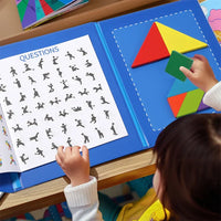 Magnetic Tangram Montessori Book
