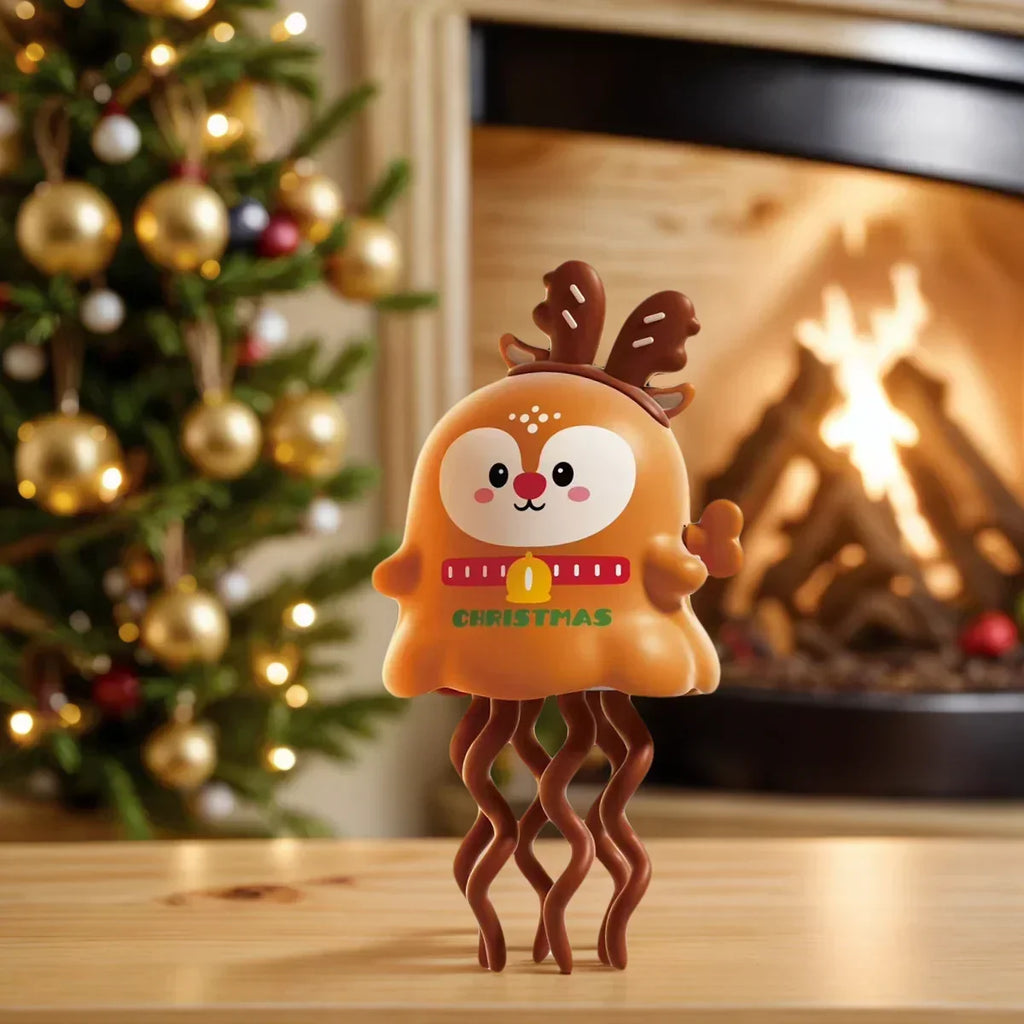 Montessori toy: Christmas figures with tentacles