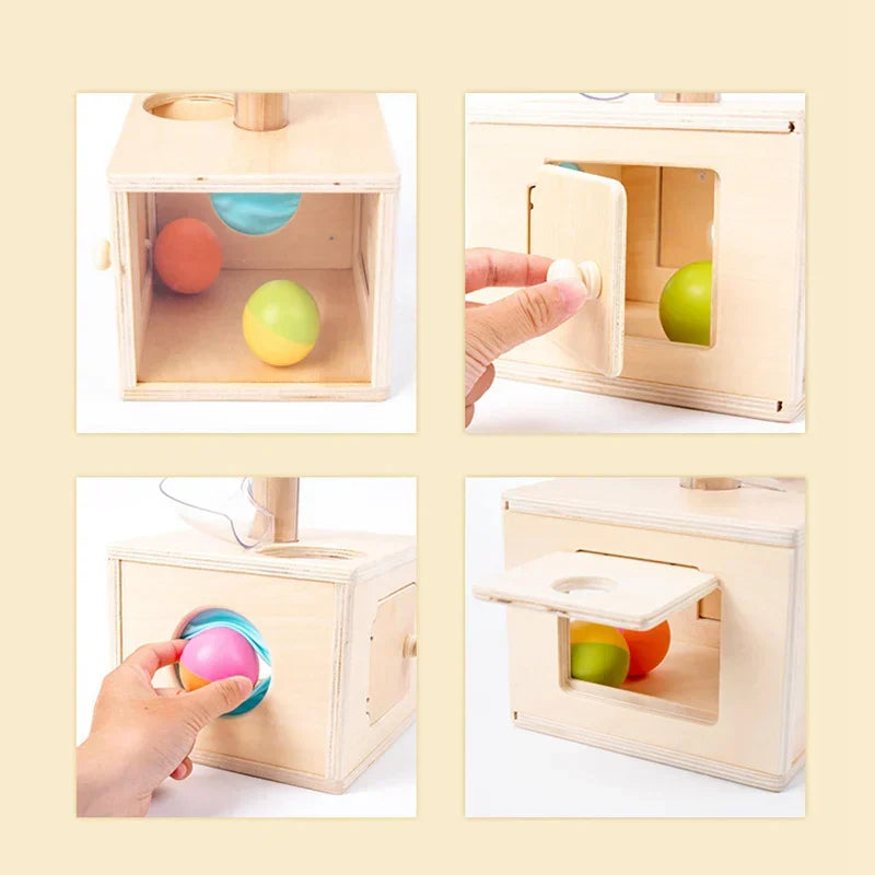 Montessori spiral with balls
