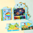 Montessori Magnetic Dinosaur Game