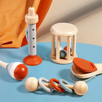 Montessori set of wooden musical instruments