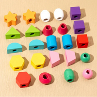 Montessori stacking game with beads