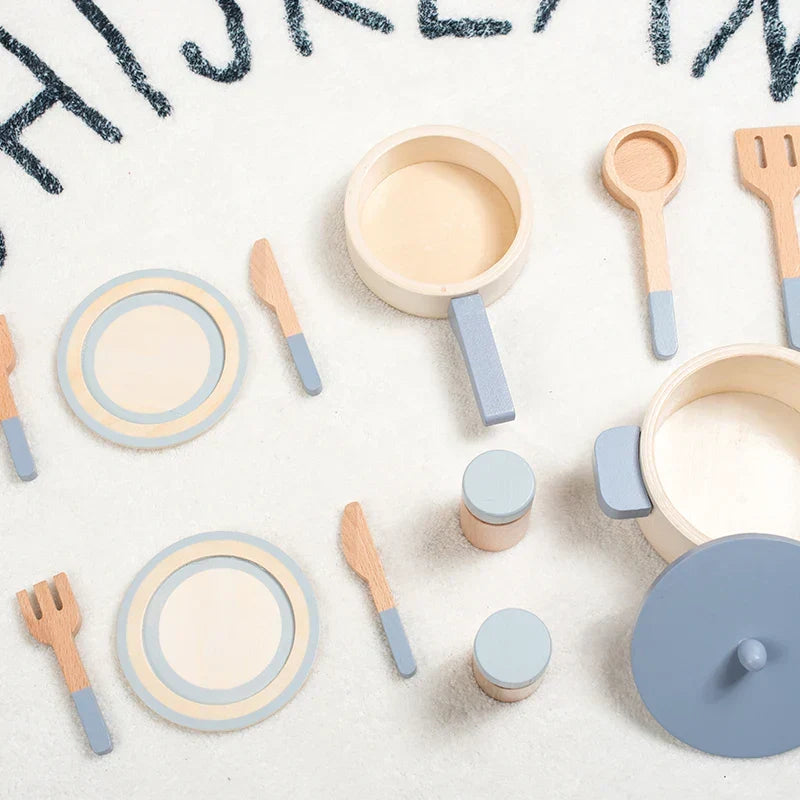 Montessori miniature kitchen set