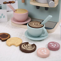 Montessori wooden coffee machine