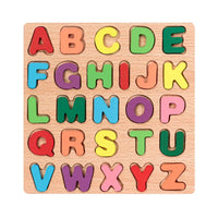 Montessori wooden puzzle – letters, numbers and shapes