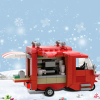 Montessori Christmas building blocks