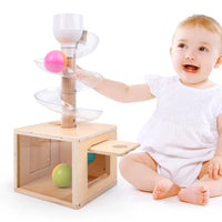 Montessori spiral with balls