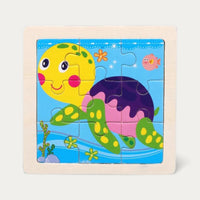 Montessori wooden puzzle "Animals"
