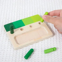 Montessori color recognition game