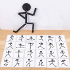 Movable Montessori wooden doll