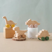 Montessori toy with wheels