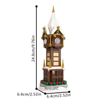 Montessori Christmas building blocks