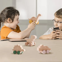 Montessori toy with wheels