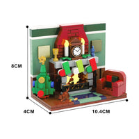 Montessori Christmas building blocks