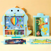 Montessori Magnetic Dinosaur Game