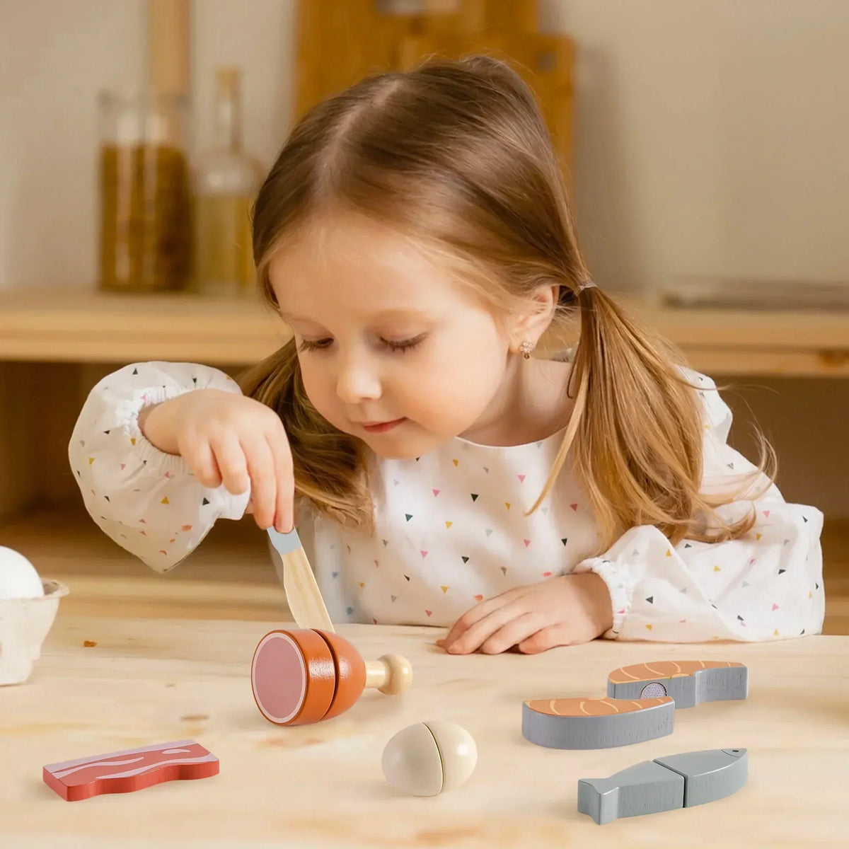Montessori fruit for cutting out