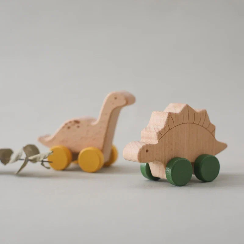 Montessori toy with wheels