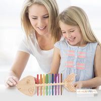 Montessori puzzle made from fish bones
