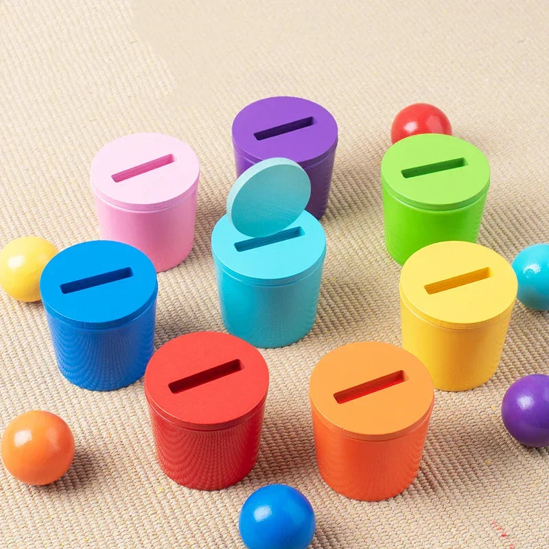 Montessori sorting and counting set