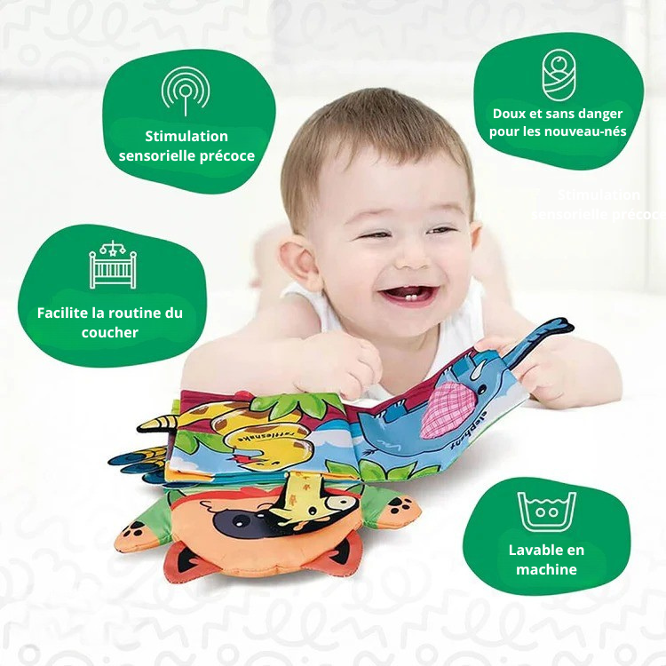 Montessori cloth book for babies