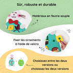 Montessori felt rabbit