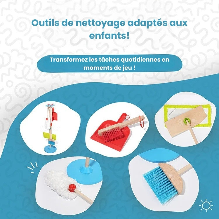 Montessori cleaning set