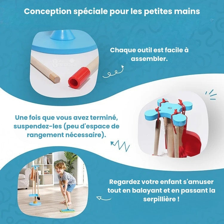 Montessori cleaning set