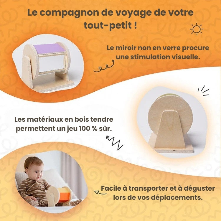 Montessori rotating drum