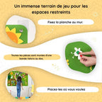 Montessori learning board made of felt