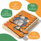 Double-sided Montessori puzzles