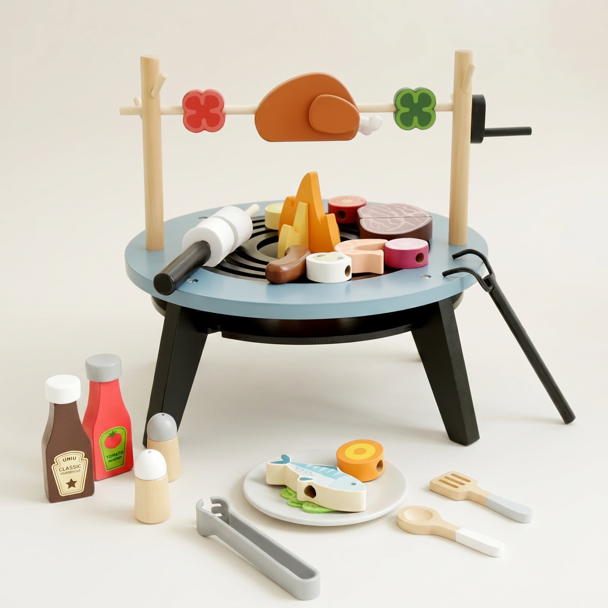 Montessori wooden grill