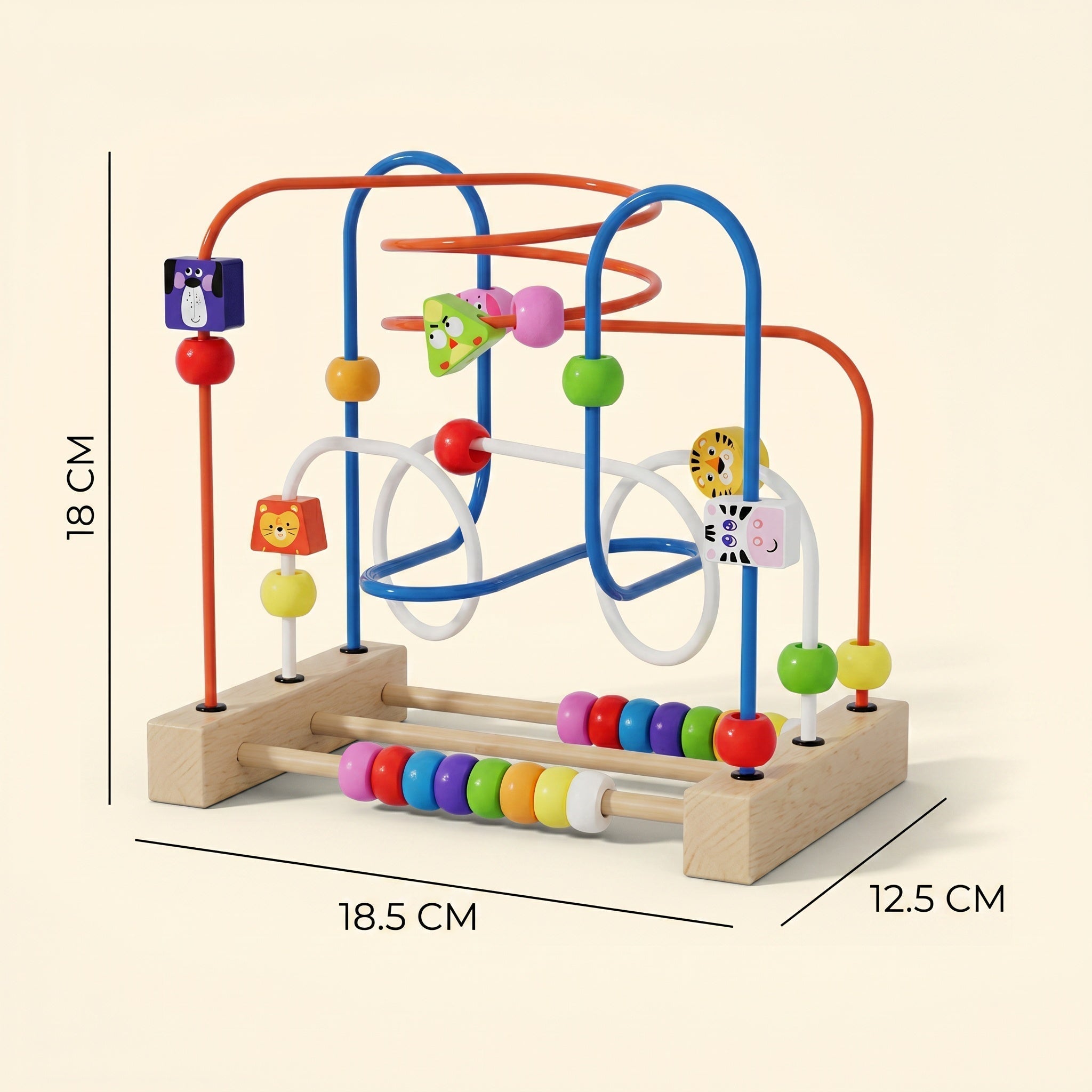 Montessori wooden labyrinth
