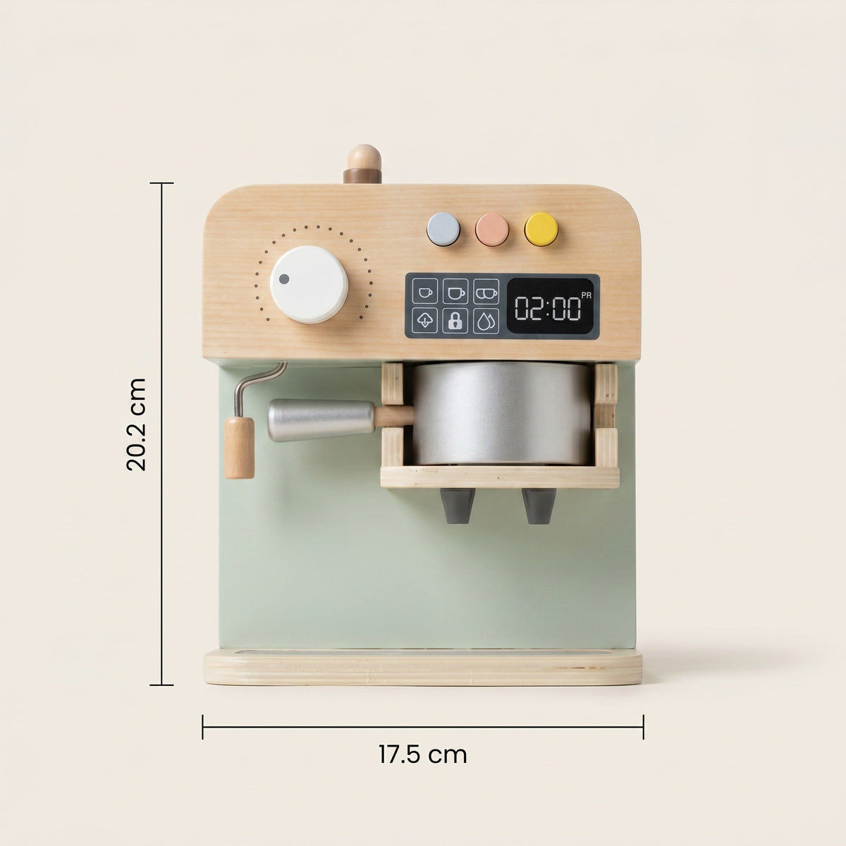 Montessori wooden coffee machine
