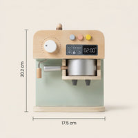 Montessori wooden coffee machine