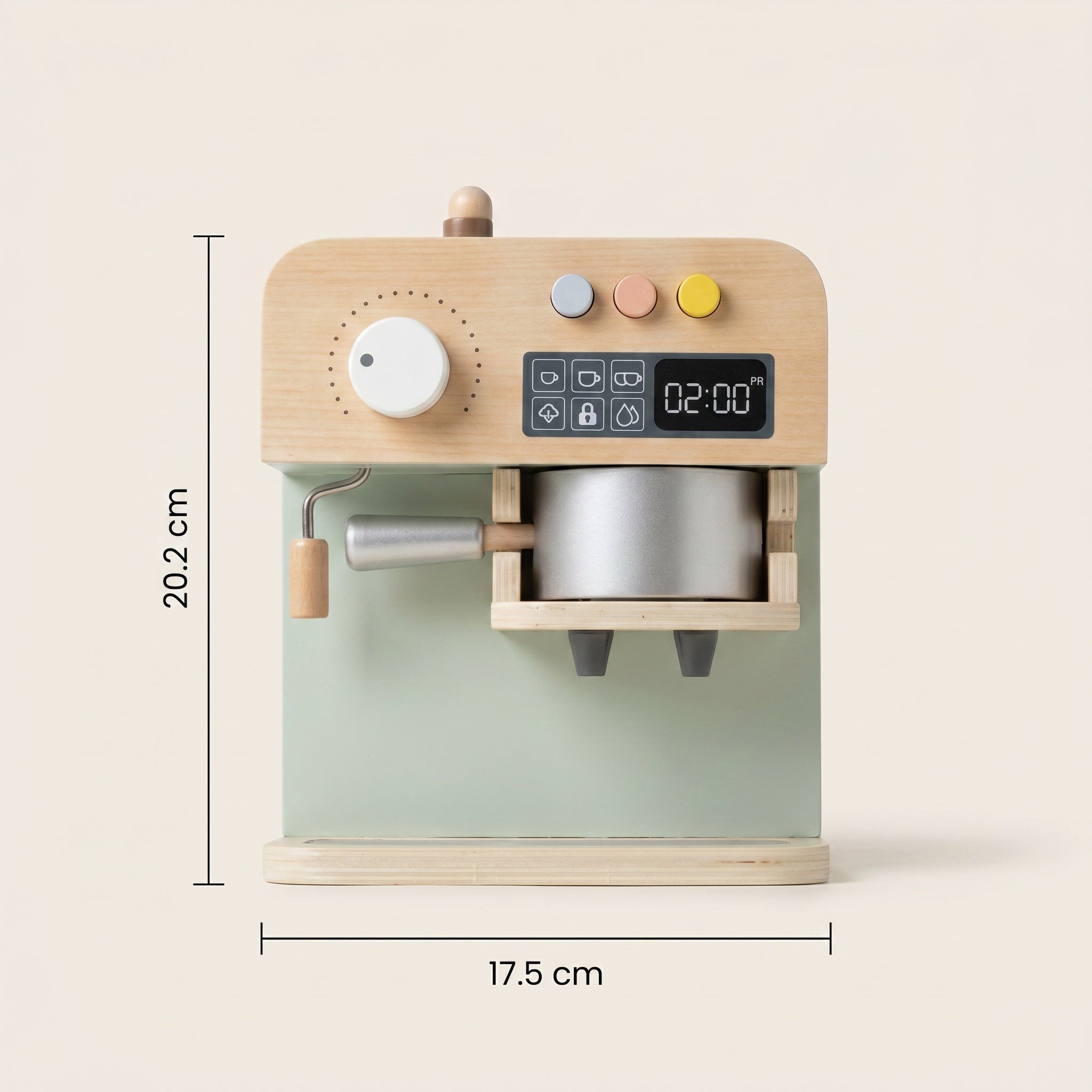 Montessori wooden coffee machine