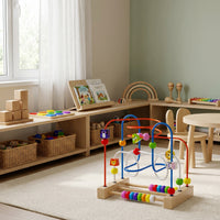 Montessori wooden labyrinth