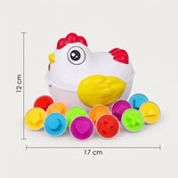 Chicken and geometric shapes according to Montessori