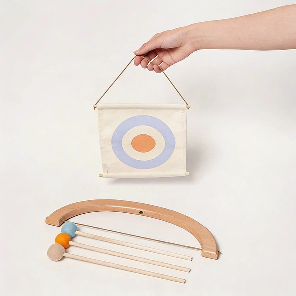 Montessori bow and arrow set