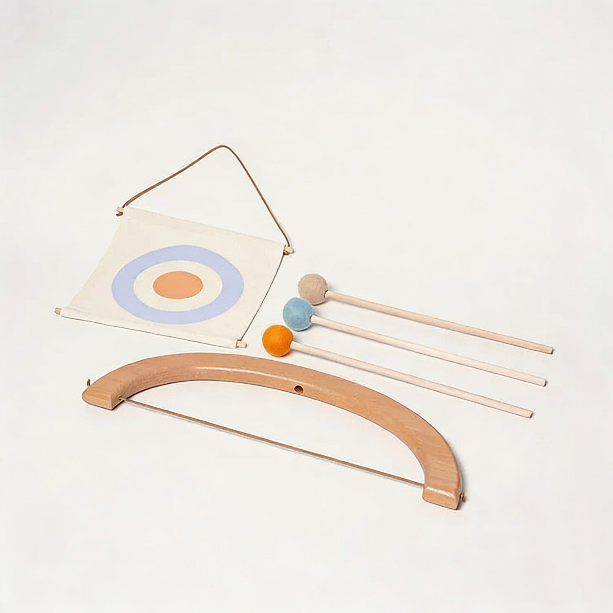 Montessori bow and arrow set
