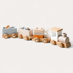 Montessori wooden railway