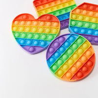 Set of 4 Pop-it silicone toys in Montessori style